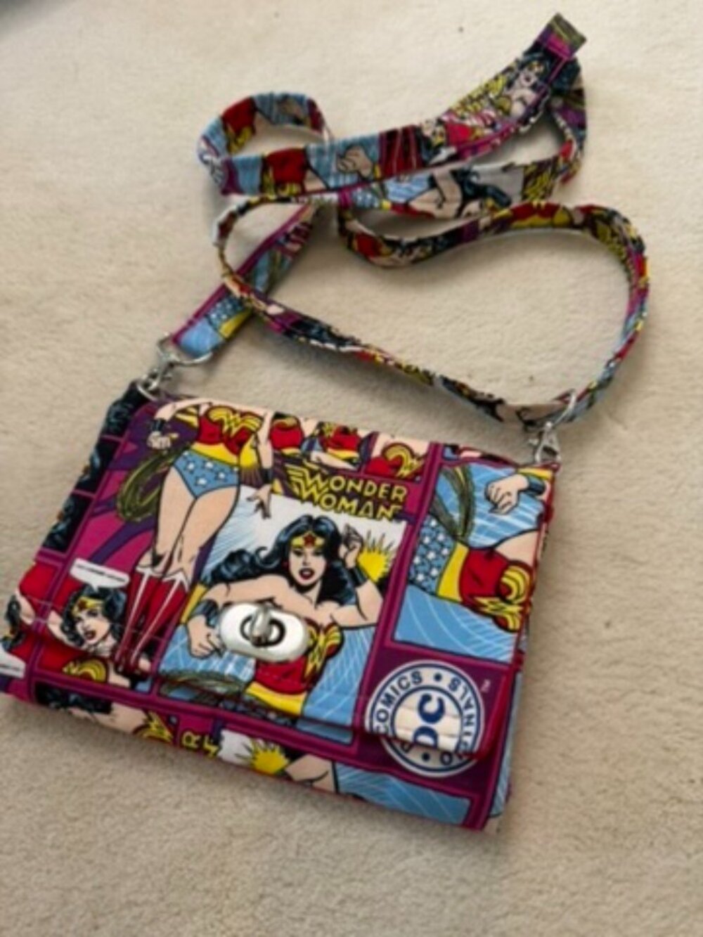 New Wonder Woman handmade crossbody purse